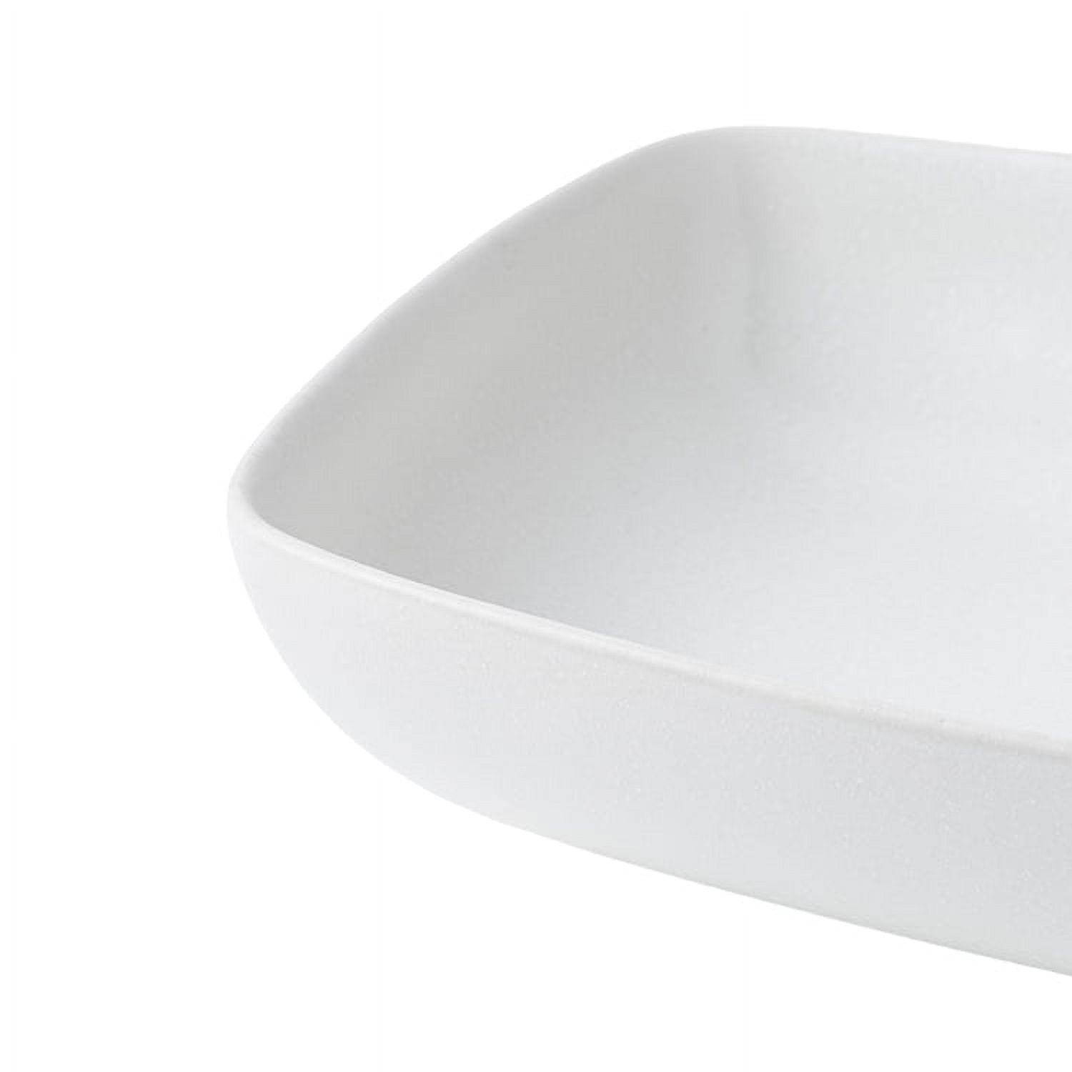 Better Homes & Gardens Anderson Cream Square-Shaped Stoneware Dinner Bowl