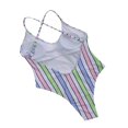 thumbnail image 4 of Maillot de Bain à Rayures d'Une Seule Pièce pour Femmes, Couleur Bloquant l'Écharpe, 4 of 4