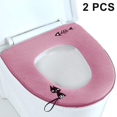 thumbnail image 1 of Toilet Seat Cover Pads with Handle Toilet Lid Cover, 1 of 5