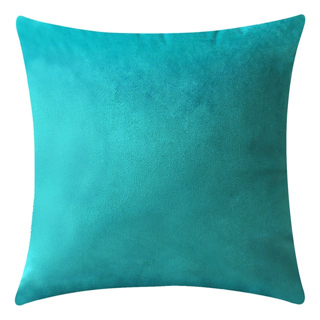 Coofit Housse de Coussin en Velours Simple Mode Confortable Taie d'Oreiller Carrée