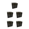 thumbnail image 1 of Decodeary Plastic Jiugongge Storage Drawer - Meticulous Workmanship And Fashionable Multi Grid Storage black Six Palaces Grid 5Set, 1 of 6