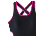 thumbnail image 4 of Pisexur Women's One Piece Swimsuits Solid Color Tummy Control Scoop Neck Bathing Suits 1 Piece Monokini Slimming Ruched Swimwear, 4 of 6