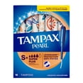 thumbnail image 3 of Tampax Pearl Tampons, with LeakGuard Braid, Super Plus Absorbency, Unscented18 count, 3 of 23