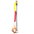 thumbnail image 3 of Cat Teaser Wand Plush Artificial Feather Bell Cat Wand Toy Cat Interactive Toy, 3 of 6