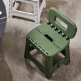 thumbnail image 3 of Folding Step Stool, Portable Small Kids Step Stool, with Carry Handle Ergonomic Design, Weight Capacity Up to 300 Pounds, Compact, for Picnics, Camping, Dining, Fishing, Barbecuing, 3 of 7