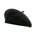 thumbnail image 2 of Lady Beret Autumn Winter Lightweight Breathable Fashion Solid Color Bonnet, 2 of 3