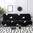thumbnail image 1 of PENGXAING Futon Sofa Slipcover Elastic Armless Sofa Cover Furniture Protector for Sofa Bed without Armrests  Size, 1 of 4
