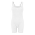 thumbnail image 4 of TopLLC Women's Summer One Piece Short Ribbed Sleeveless Tank Bodycon Romper Short Yoga Jumpsuit Bodycon Tank Rompers Playsuit, 4 of 5