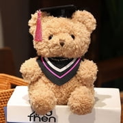 ZZkhGO Graduation Bear Stuffed Animal with Cap Diploma, Class of 2023 Plush Graduation Gift Doll, Soft Huggable Teddy Bear Gift for Graduate Kindergarten Student
