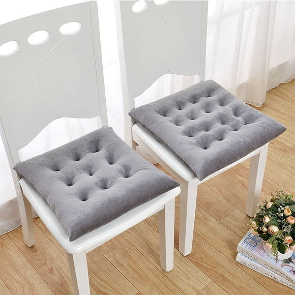 Coussin de Chaise Givré Uni Coussin de Chaise de Salle à Manger Coussin de Siège pour Bureau Étudiant et Hiver Non Décolorant