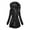 Black, variant on Black Jacket Zip Up Womens Winter Hooded Warm and Velvet Cotton Jacket Mid-Length Coat Black Quilted Jacket Womens Winter Jacket Black Womens Jacket Long Velvet Coat Long Womens Coat