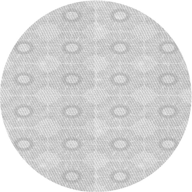 Ahgly Company Machine Washable Indoor Round Transitional Gray Cloud Gray Area Rugs, 4' Round