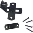 thumbnail image 4 of ORUYROP 90 Degree Locking Privacy Lock Sliding barn Door Latch Right Angle Door Clasp cam Lock (2 Black), 4 of 5