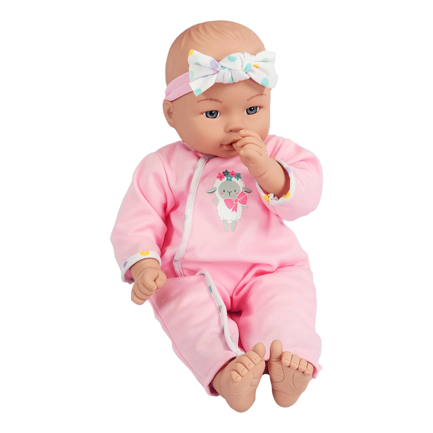 My Sweet Baby 16" Get Better Now Baby Doll Play Set, 9 Pieces Included, Light Skin Tone
