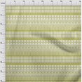thumbnail image 3 of oneOone Polyester Lycra Lime Green Fabric Geometric Tribal Craft Projects Decor Fabric Printed By The Yard 56 Inch Wide, 3 of 4