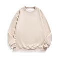 thumbnail image 1 of KIHOUT Chandails à Manches Longues pour Hommes T-Shirts Décontractés Mode Chandails à Col Rond Unis Pulls Hauts Chandail BG/L3, 1 of 4