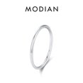 thumbnail image 1 of 925 Sterling Silver Simple Fashion Stackable Ring Classic Wave Geometric Exquisite Finger Rings For Women Party Jewelry JT1200S 4.5, 1 of 6