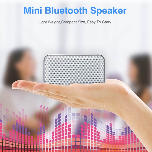 Haut-parleur Bluetooth 4.2 Sans Fil Haut-Parleur Bluetooth 4.2 Portable; Lecteur de Musique Portable Mini Haut-Parleur avec Microphone Intégré