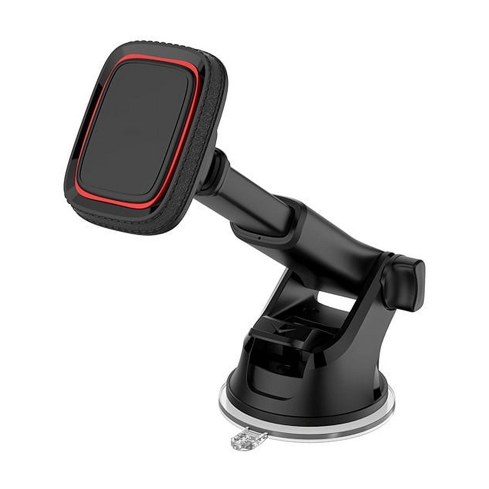 Magnetic Car Phone Mount, Dashboard & Windshield, Suction Cup Car Phone Holder, Telescopic Long-Arm Compatible