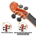 thumbnail image 3 of B Kids Simulation Violin Toy Playable Musical Instrument Beginner Violin With Bow Educational Music Toy 5.91 X 2.76 Inches 1.38 Lb, 3 of 6