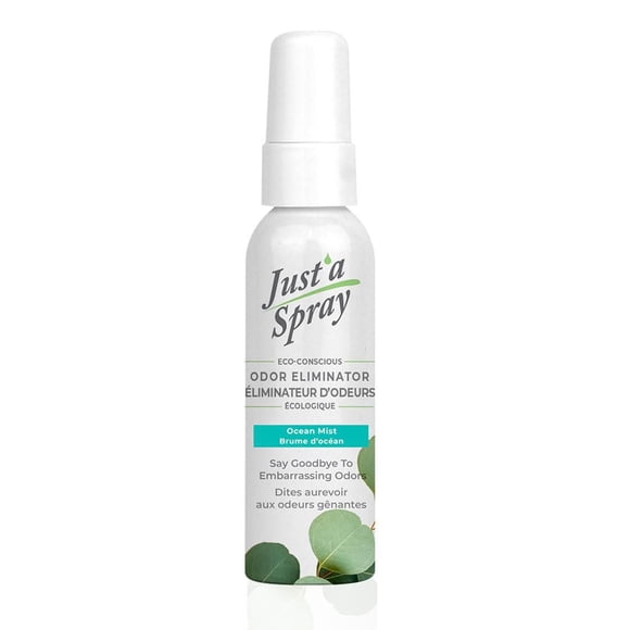 Just'a Spray Toilet Odor Eliminator, Ocean Mist, 55 ml, Pre-Poop Spray, up to 100 Uses