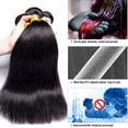 thumbnail image 3 of Bone Straight Human Hair Bundles 13×4 Lace Frontal Closure 100% Human Hair Weave Brazilian Straight Remy Human Hair Extensions Perruques Extensions de cheveux humains, 3 of 8