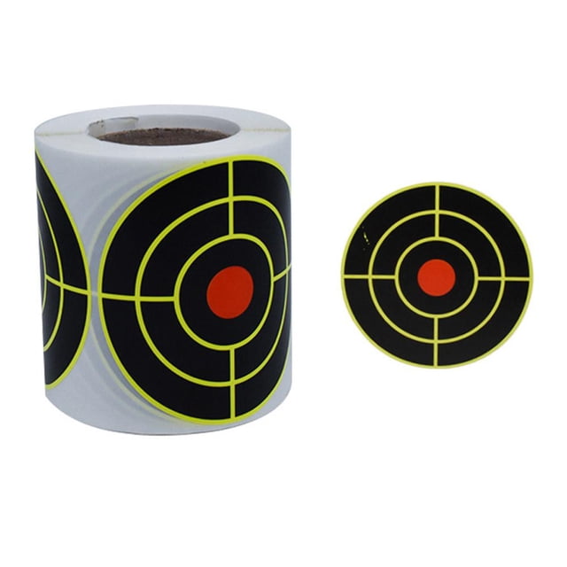 ZOUBAOQ Pekkaxy Radiance 3 inch Shooting Splatter Target Stickers Adhesive Reactive Targets Paper