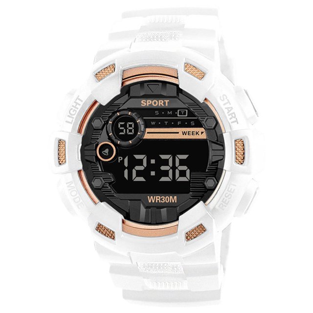 Children's Trendy Youth Watch Black Tech Fall Luminous Sports Electronic Watch