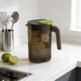 thumbnail image 4 of Fufafayo Large-Capacity Water Pitcher, 2200ML High-Temperature Jug, Refrigerator Beverage Bucket, Plastic Fruit Tea Pitcher for Summer Drinks Kitchen Dining Room, 4 of 6