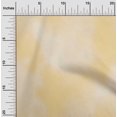 thumbnail image 2 of oneOone Velvet Light Yellow Fabric Abstract Faces Sewing Material Print Fabric By The Yard 58 Inch Wide, 2 of 5