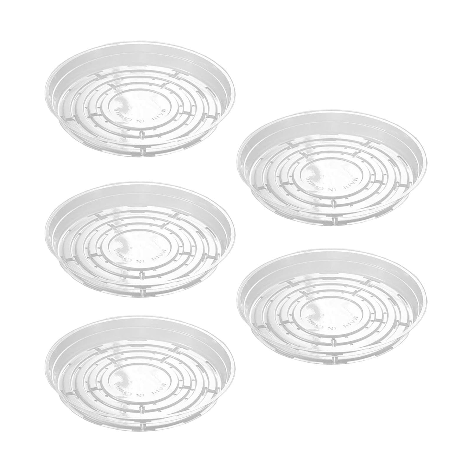 Self-Watering Plastic Flower Pots with Automatic Water-Absorbing System, Lightweight Planters for Indoor & Outdoor Plants, Includes 12 Inch Round Saucer & Drainage Holes, Durable Garden Planter Pots