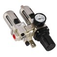 thumbnail image 1 of Wchiuoe Luftfilterregler Und -öler Filterregler Mit Manometer 3/8 " Öl/Wasser Abscheider-Kit Zur Luftaufbereitung, 1 of 8