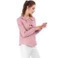 thumbnail image 4 of INSPIRE CHIC Blouse à Manches Longues à Col à Volants pour Femmes, Rentrée Scolaire, Saint-Valentin, m Rose à Pois, 4 of 8