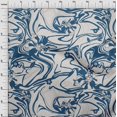 thumbnail image 4 of oneOone Polyester Lycra Medium Blue Fabric Abstracts Fabric For Sewing Printed Craft Fabric By The Yard 56 Inch Wide, 4 of 5