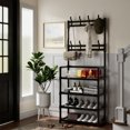 thumbnail image 4 of EGNMCR Christmas Decorations, Christmas Tree Ornaments, Home Doorway Shoe Rack Household Hanging Rack Multifunctional Storage Shoe Cabinet Coat Rack Multi-layer Assembly Shelves Shoe Rack Hanger, 4 of 6