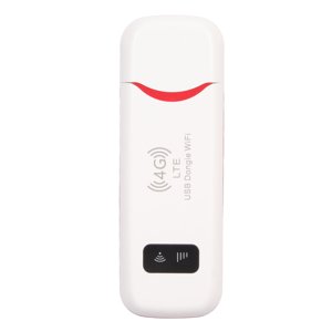 4G USB Mobile WiFi, Stable Signal Multi Appareils Prise en charge Haute Vitesse USB Portable blanc alimenté WiFi Plug Hotspot et jouer pour téléphone pour TV