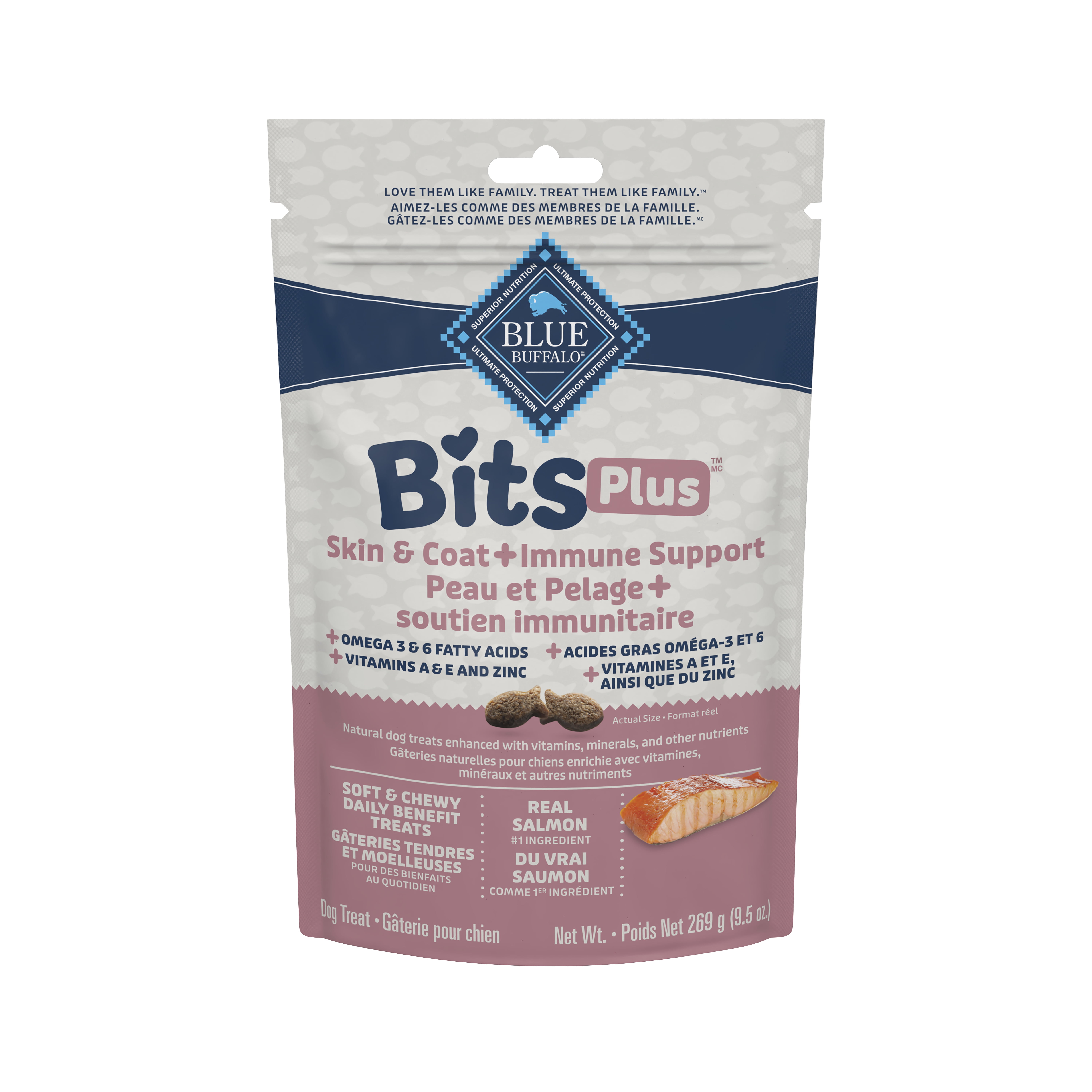Blue Buffalo Bits Skin & Coat & Immunity Salmon Dog 269g