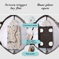 thumbnail image 4 of Tyidzon Transparent Nylon Mesh Cats Bag Portable Pet Bag Foldable Handheld Cats Bag, 4 of 6