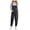 Gray-753, variant on Special Price,Women's Summer Casual Pocket Romper Long Playsuit, Button Jumpsuit, Comfortable Material, Stretchy Fit, Beach Party, Outdoor Wear, Versatile Dress, Easy Care|100%Denim,Black