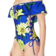thumbnail image 5 of YDX Women's Swimwear Flounce Off Shoulder One Piece Ruffles Bathing Suit, Mellow Yellow, Large, 5 of 5