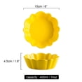 thumbnail image 3 of Qeeadeea Petit Plat Rond de Cuisson, Ensemble de 2, Moule à Tarte en Céramique Coloré, Plat à Tarte Rond, Vaisselle de Couleur Morandi - Jaune - 15x15x4,5 cm, 400 ml, 3 of 7
