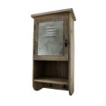 thumbnail image 1 of Rustic Reclaimed Wood Wall Cabinet w/Shelf and Hooks 20 in., 1 of 3