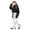 Black, variant on HOZADOIE Ski Suit Girls and Boys Color Blocked Waterproof Set Snow Jacket and Ski Pants Waterproof Snow Suit for Kids Winter Ski Suit Thickened Winter Outdoor Coat 3-12Years