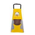 thumbnail image 1 of keepw Kitchen Apron Hanging Neck Hand Towel Adjustable Chef Aprons Oil-proof Coffee Overalls Waterproof Baking Accessories Yellow, 1 of 6