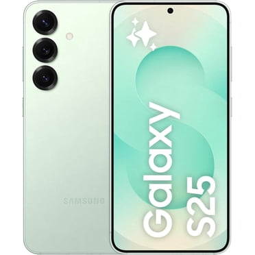Samsung Galaxy S25 5G International Double SIM, 12/256 Go, Snapdragon 8 Elite, 6,2 Pouces 120Hz AMOLED, 50MP Triple, Galaxy AI, Menthe - Neuf