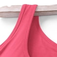 thumbnail image 4 of FAIWAD Built-in-Bra Tanks Tops for Womens Sleeveless Round Neck Wide Strap Basic Stretch Crop Tops, 4 of 7
