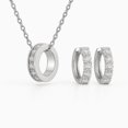 thumbnail image 1 of Luxury Designs Ensemble collier et boucles d'oreilles en zircone, 1 of 3