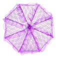 thumbnail image 3 of Wedding Umbrella,Lace Umbrella,Wedding Bride Umbrella Unique Foldable Lace Fabric Parasol Umbrella Performance Props, 3 of 8