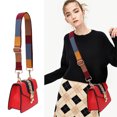 thumbnail image 2 of pitrice Sangle de Sac à Bandoulière pour Femme de Remplacement, Ceinture Bandoulière Grand, Crochet Pivotant en Métal Ajustable, Bricolage pour Accessoires de Sangles de Sac à Main, Noir Rouge, 1 Ensemble, 2 of 6