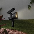 thumbnail image 2 of Mainstays Solar Powered Black LED Landscape Spot Light, 30 Lumens, 2 of 9